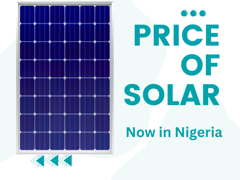 How much is solar now in Nigeria